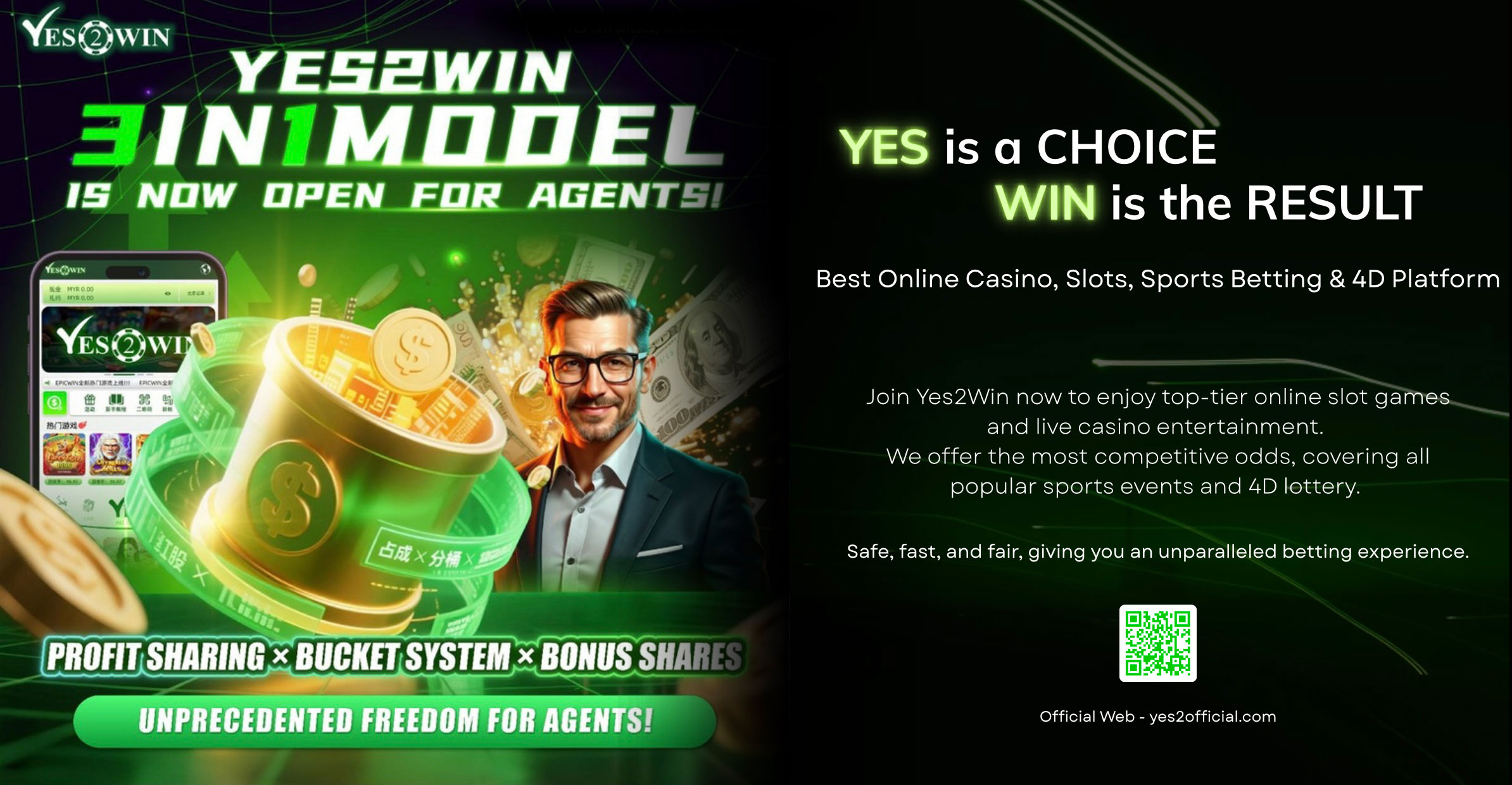 yes2 Official | YES2WIN Official | YES2WIN BANNER | YES2WIN BANNER  | Y2W BANNER | YES2WIN CASINO BANNER